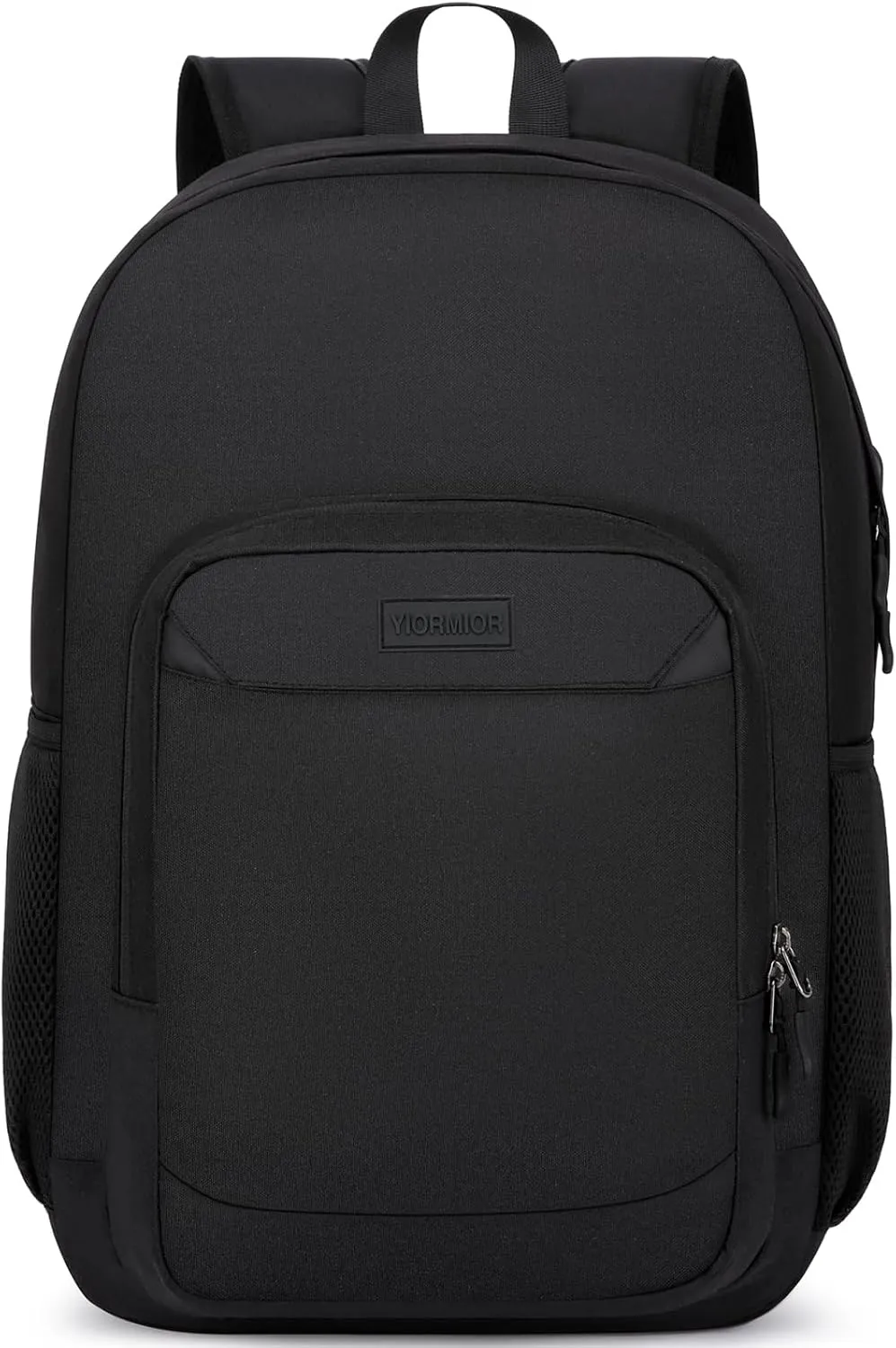 School Backpack for Teens Boy, Bookbag for Men Women with 15.6 inch Laptop Sleeve Computer College Black Over 3 Years Old