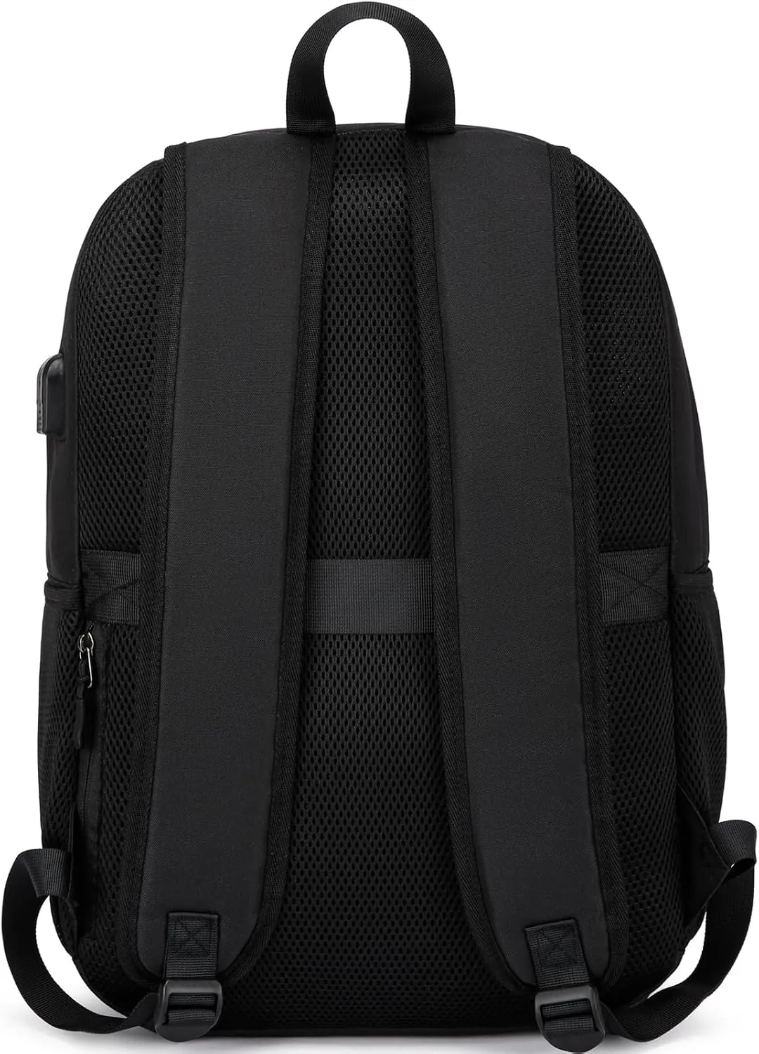 School Backpack for Teens Boy, Bookbag for Men Women with 15.6 inch Laptop Sleeve Computer College Black Over 3 Years Old
