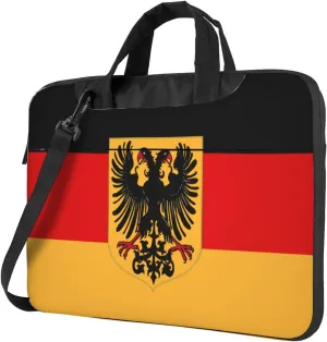 Serbian flag Laptop Bag, 15.6 inch Laptop Case Shoulder Messenger Bag Briefcase Computer Bag for Men Women