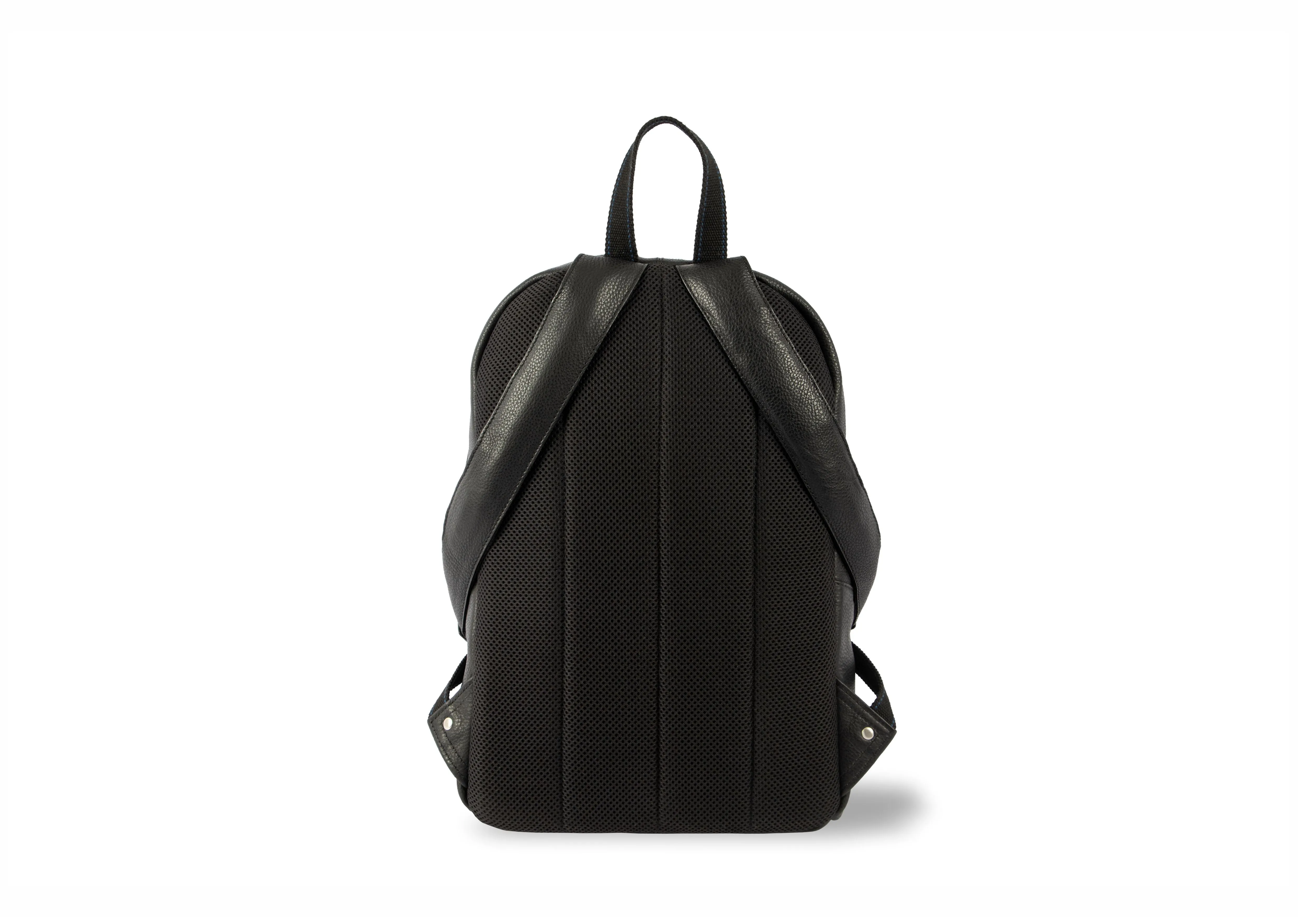 Sergio Leather Backpacks - Black