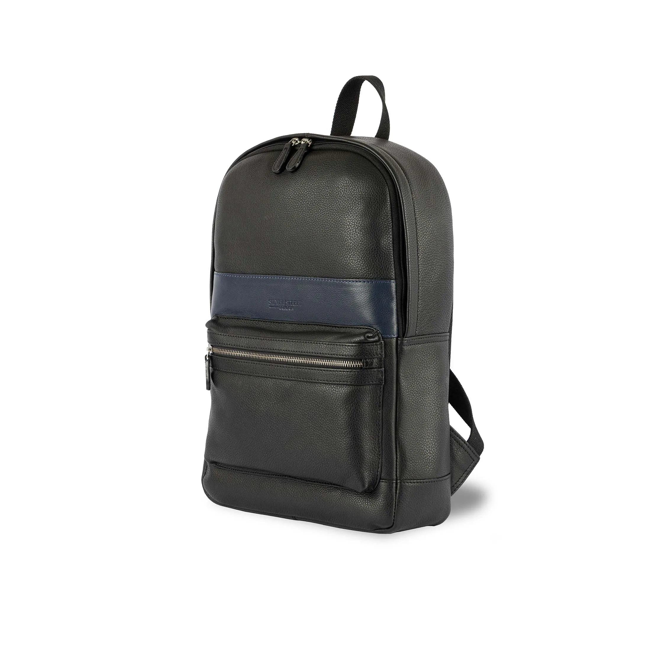 Sergio Leather Backpacks - Black