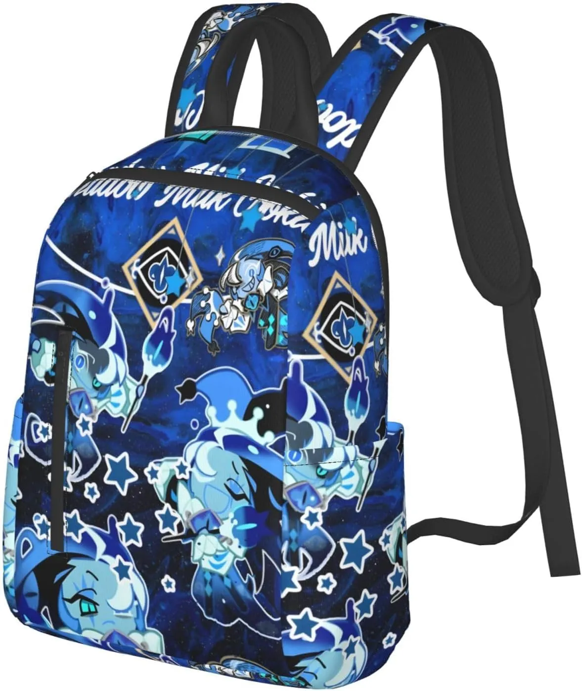 Shadow Milk Cookie Fashionable Casual Backpacks, Travel Bags For Boys And Girls(17ï¼‰