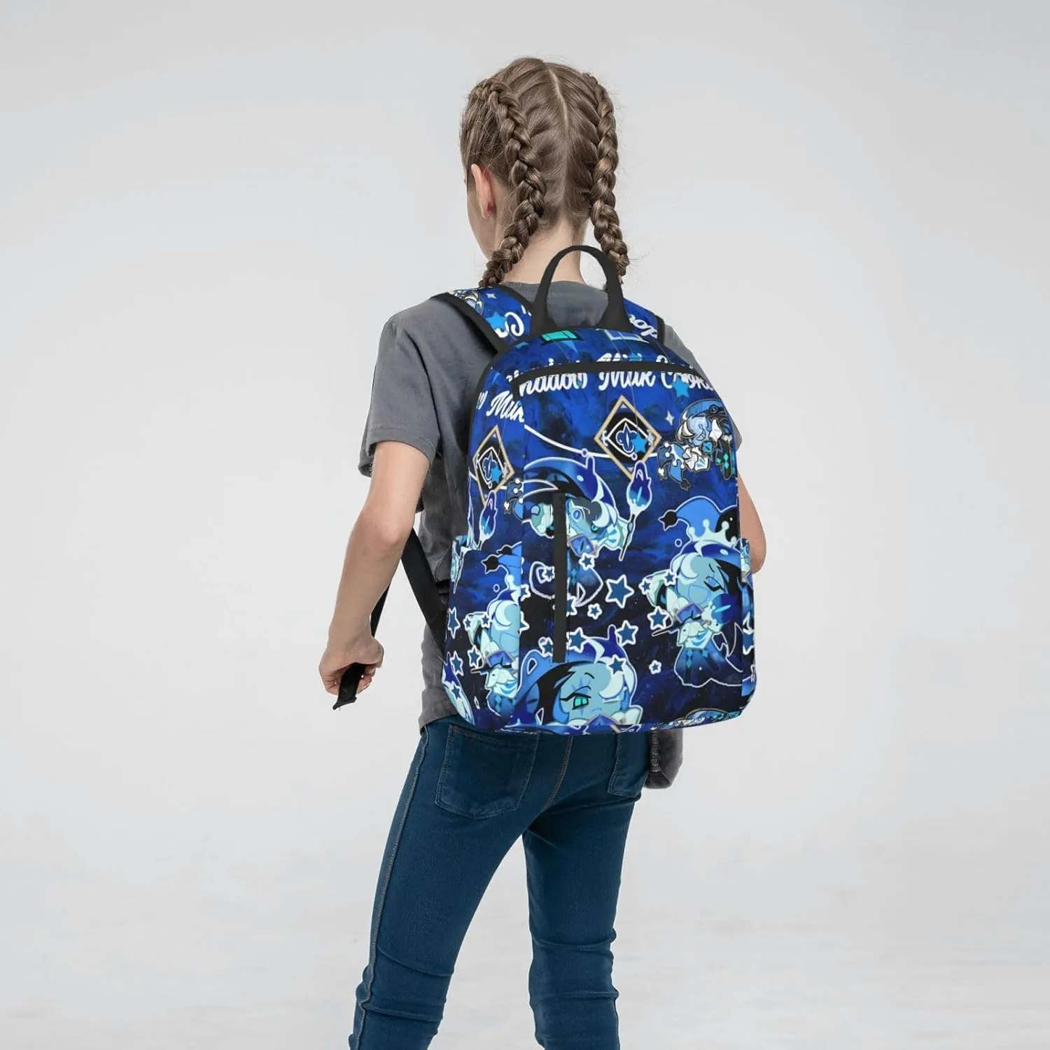 Shadow Milk Cookie Fashionable Casual Backpacks, Travel Bags For Boys And Girls(17ï¼‰