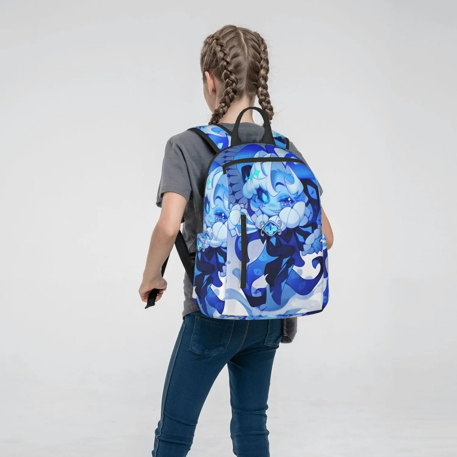 Shadow Milk Cookie Fashionable Casual Backpacks, Travel Bags For Boys And Girls(17ï¼‰