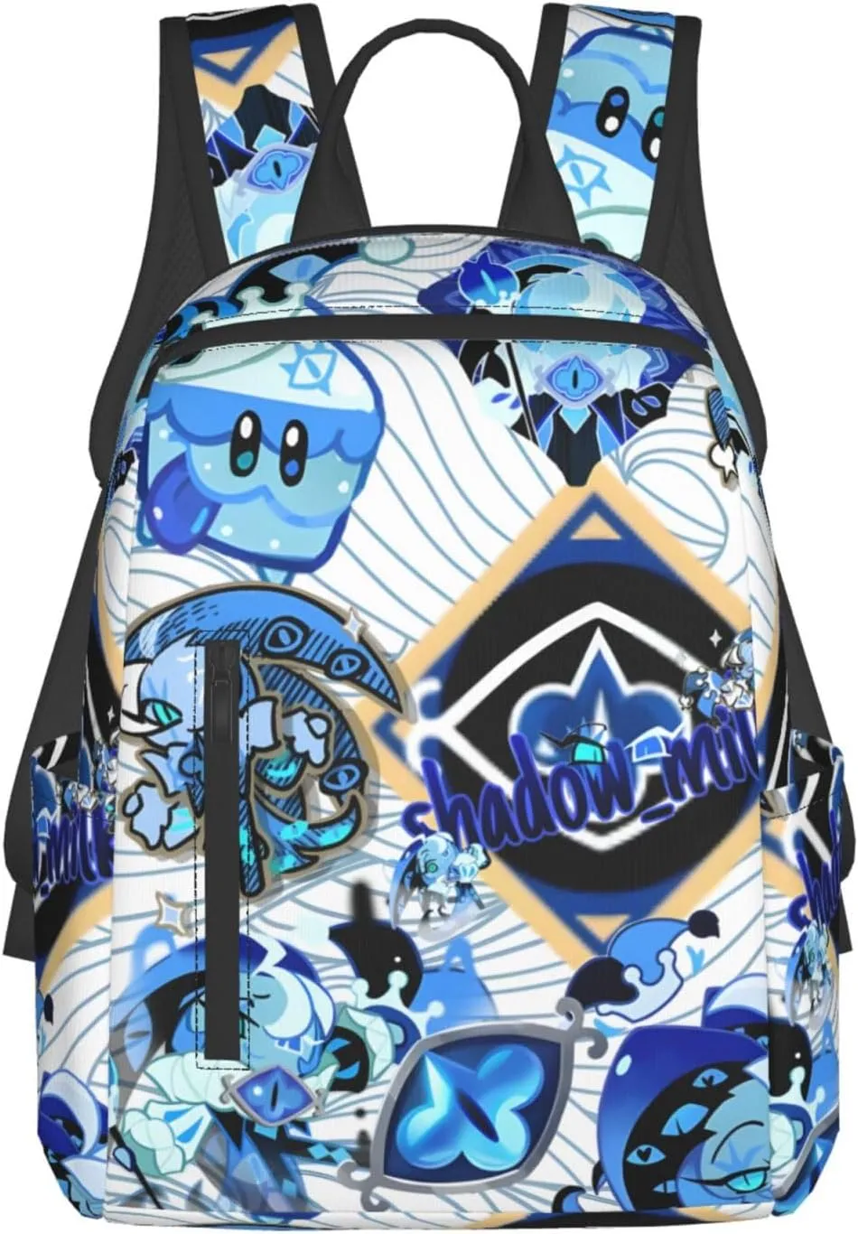 Shadow Milk Cookie Fashionable Casual Backpacks, Travel Bags For Boys And Girls(17ï¼‰