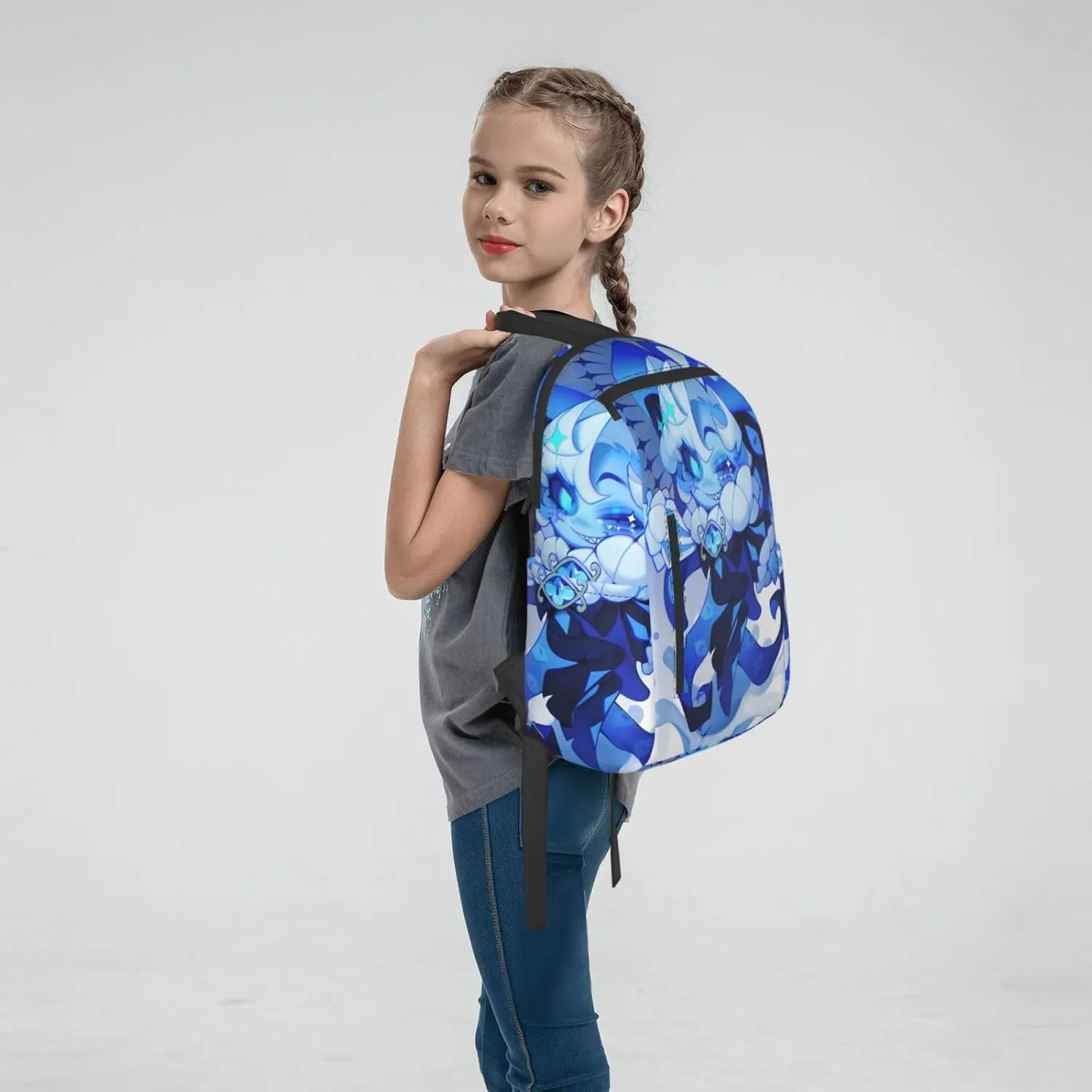Shadow Milk Cookie Fashionable Casual Backpacks, Travel Bags For Boys And Girls(17ï¼‰