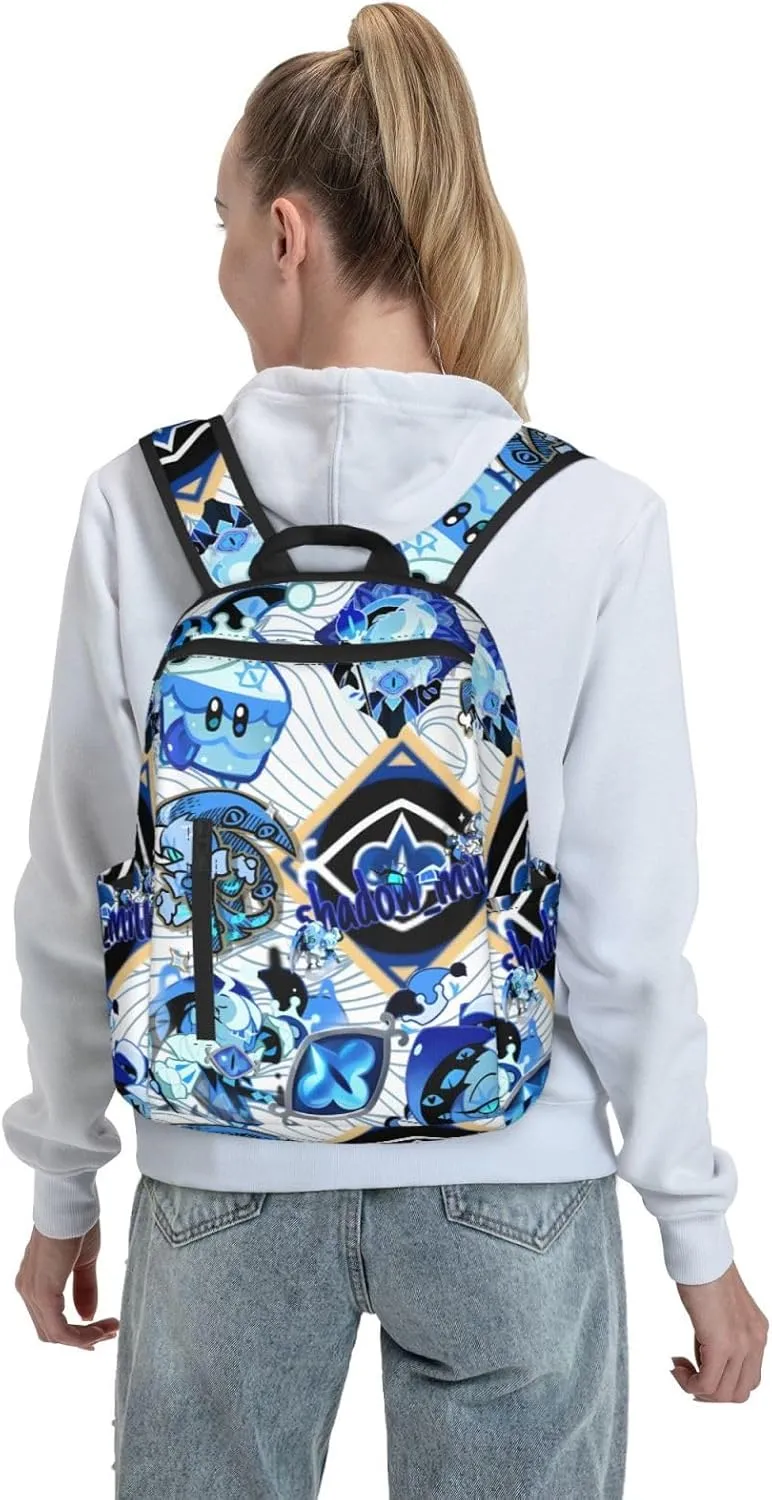 Shadow Milk Cookie Fashionable Casual Backpacks, Travel Bags For Boys And Girls(17ï¼‰