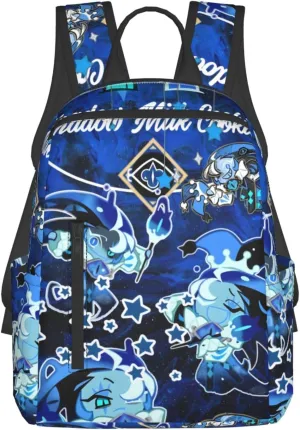Shadow Milk Cookie Fashionable Casual Backpacks, Travel Bags For Boys And Girls(17ï¼‰