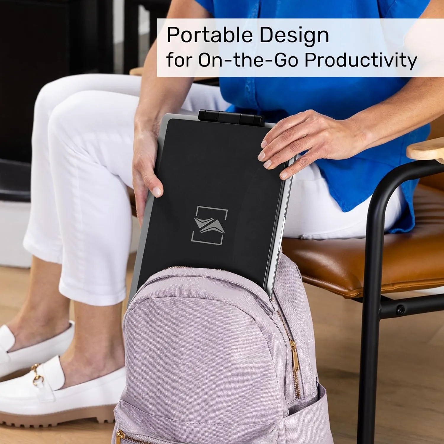 SideTrak Swivel 14" Attachable Portable Monitor Extender, FHD TFT Laptop Dual Screen with Kickstand   Unique Swivel Hinge, Compatible with Mac, PC, Chrome, Powered by USB/Mini HDMI Port (Black)