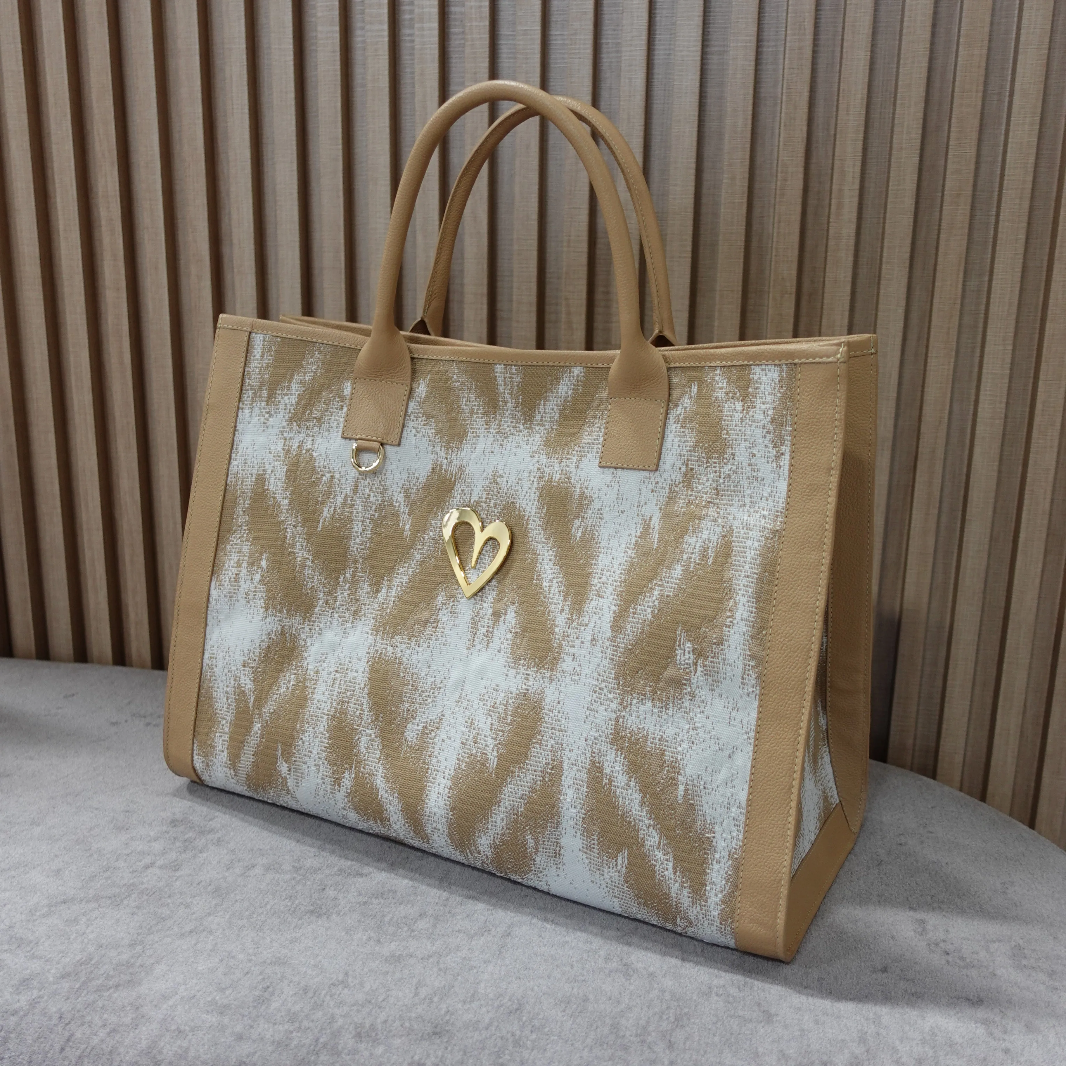 Sienna Tote Bag - Beige [ Big ]