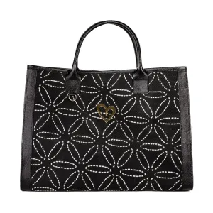 Sienna Tote Bag - Black and White [ Big ]
