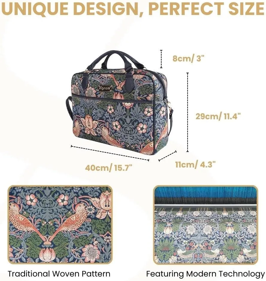 Signare Tapestry Laptop bag Computer Messenger bag Briefcase for Women
