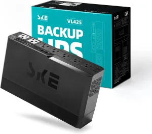SKE 425VA/240W UPS Battery Backup & Surge Protector for Computer UPS Uninterruptible Power Supply UPS Phoenix VL425