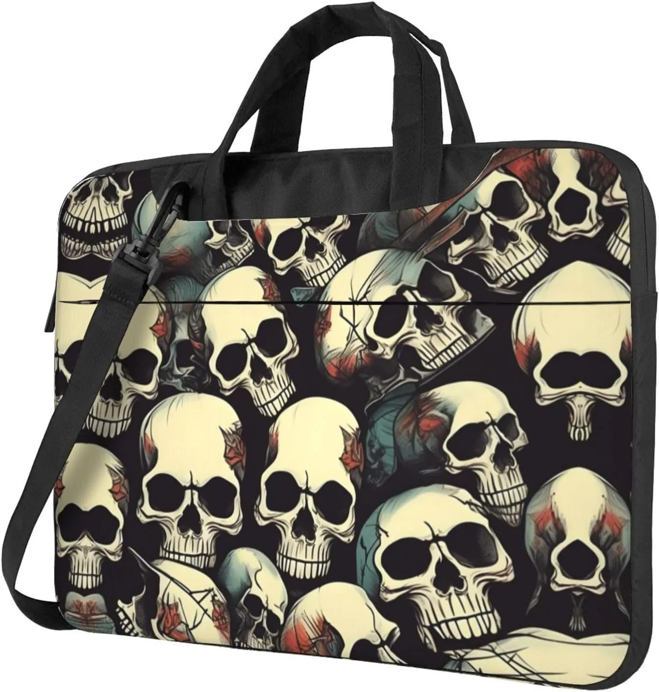 Skull Skeleton Laptop Bag - Shockproof & Stylish Laptop Handbag For Unique And Safe Laptop Transportation
