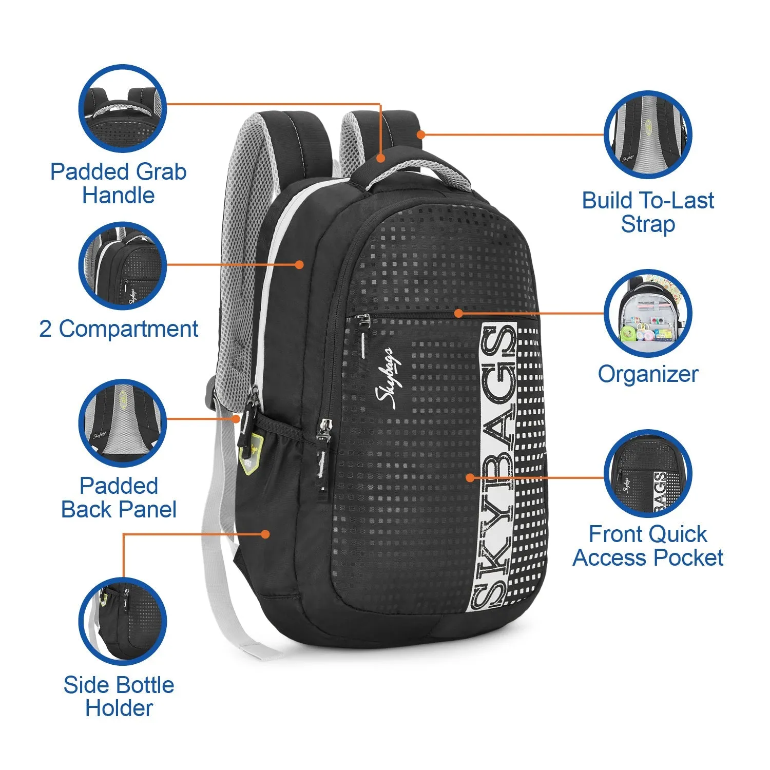 Skybags Fuse  27L Backpack