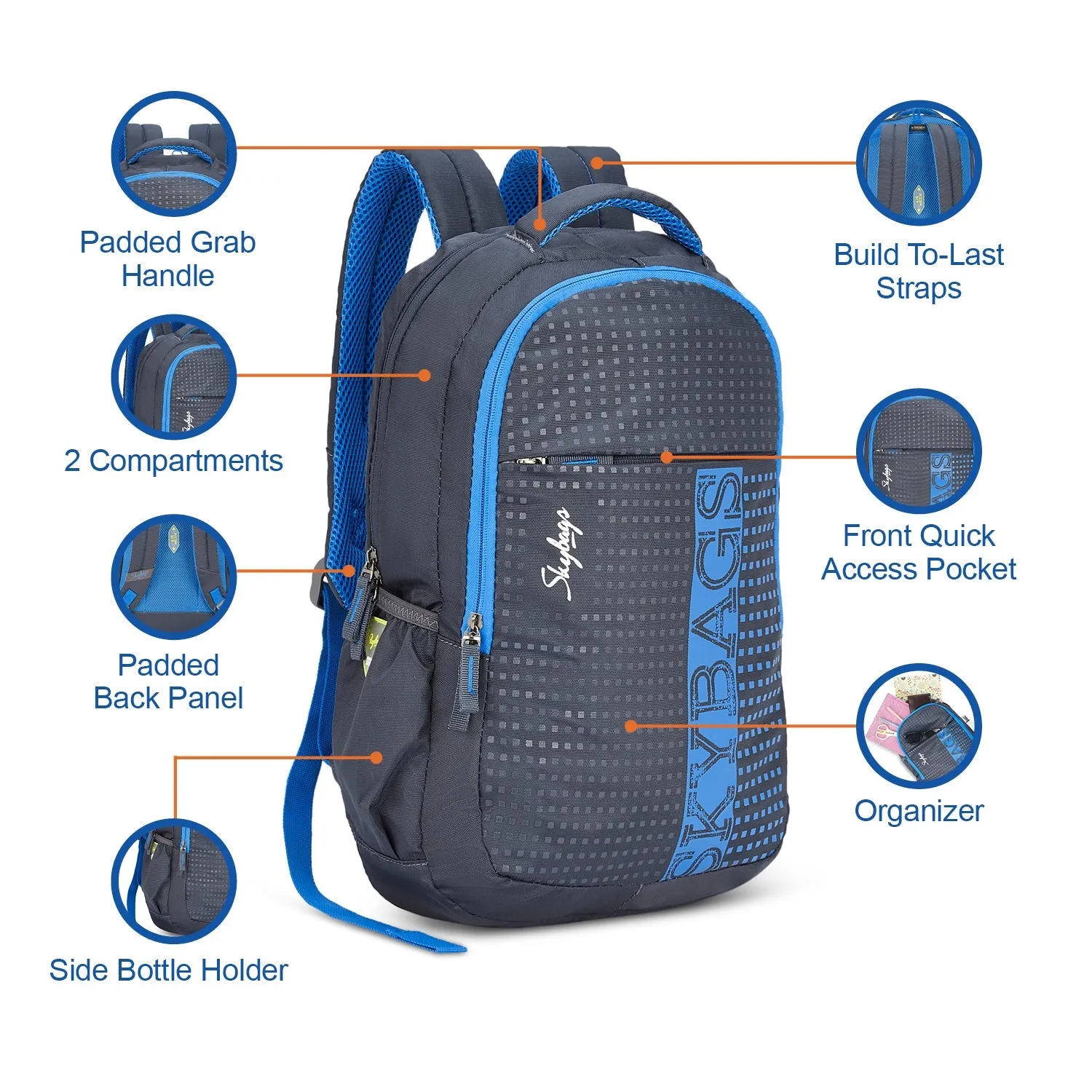 Skybags Fuse  27L Backpack
