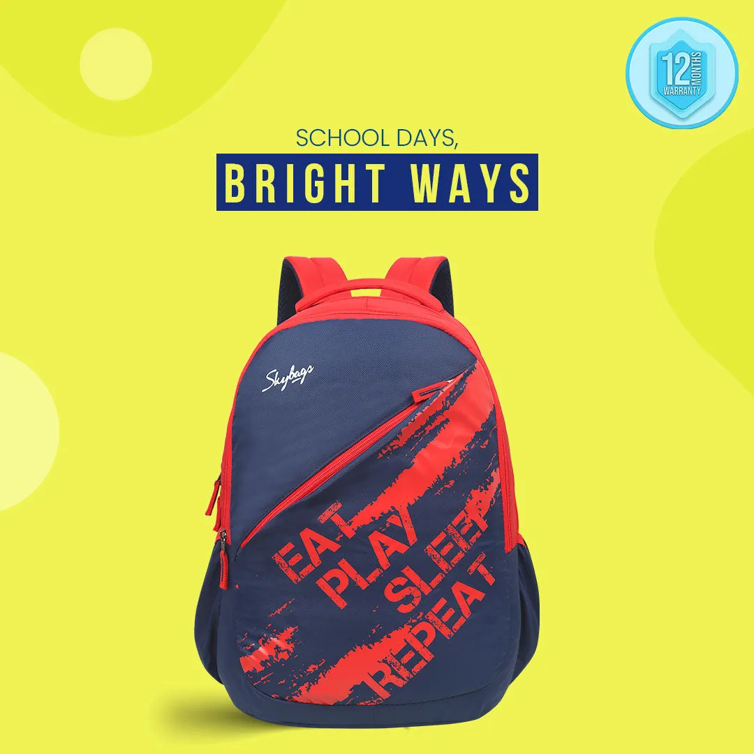 Skybags New Neon 23-10  School BP (H) Red