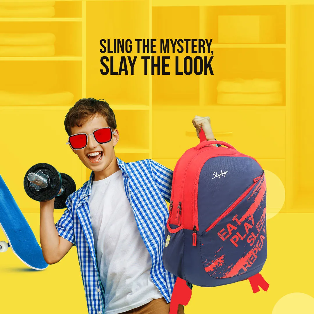 Skybags New Neon 23-10  School BP (H) Red