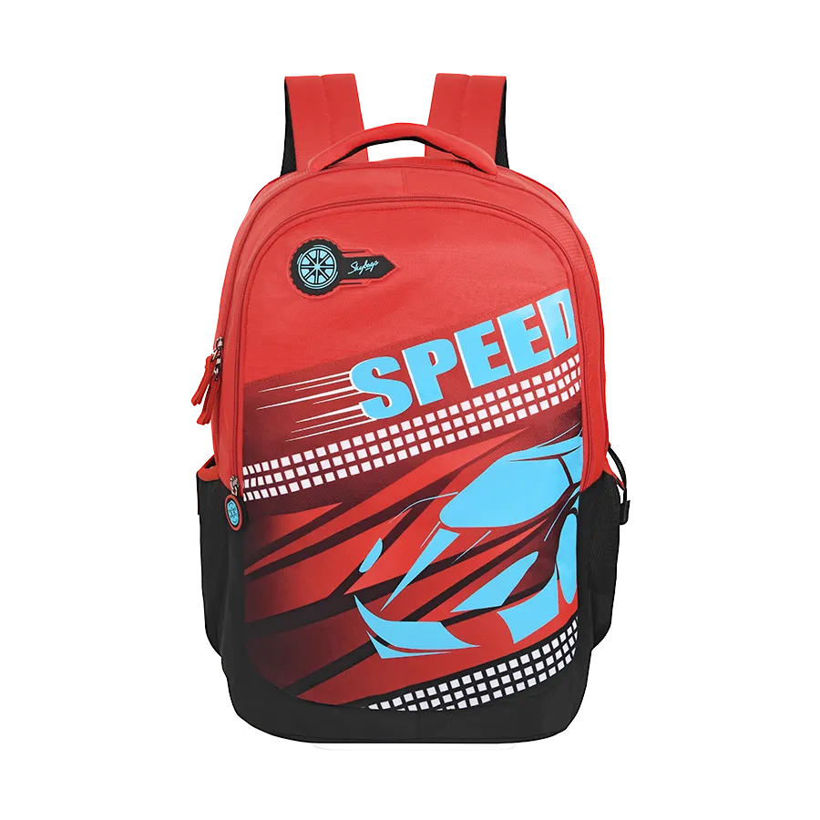 Skybags Squad Plus 05  School Bp Imperial Red