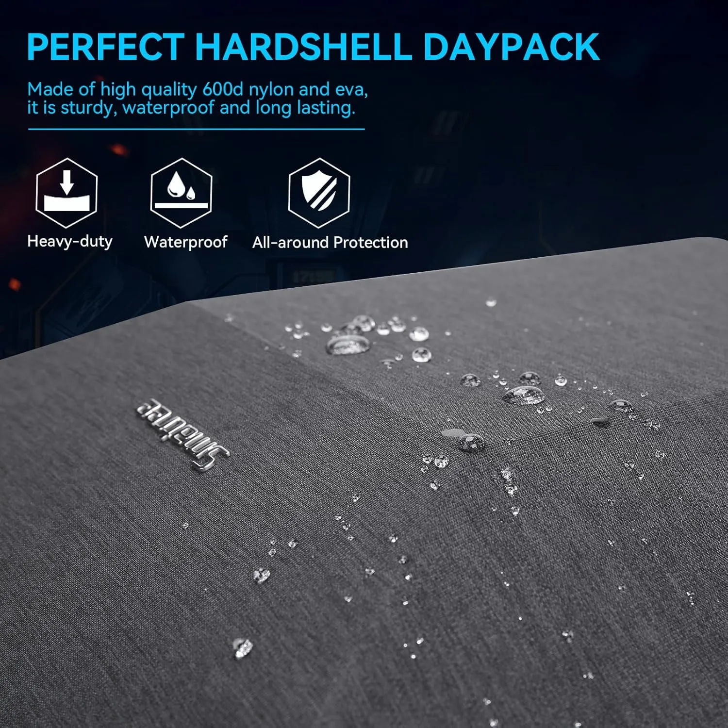 Smatree Hard Double Laptop Backpack for 16 inch ASUS ROG Strix SCAR 16 2025/2024/2023, ROG Strix G16 2025/2024/2023, ROG Zephyrus G16 2025/2024, Razer Blade 16, Alienware M16, DELL G16,HP Victus/OMEN