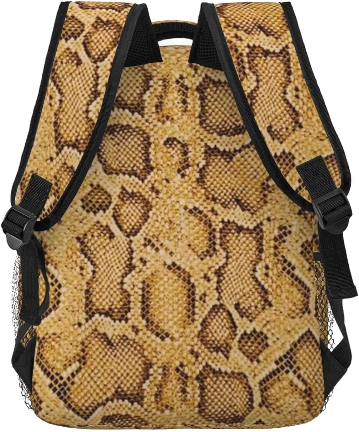 Snake Skin Backpack Funny Laptop Backpack Snake Tablet Travel Picnic Travel Bag Animal Skin Laptop Bag