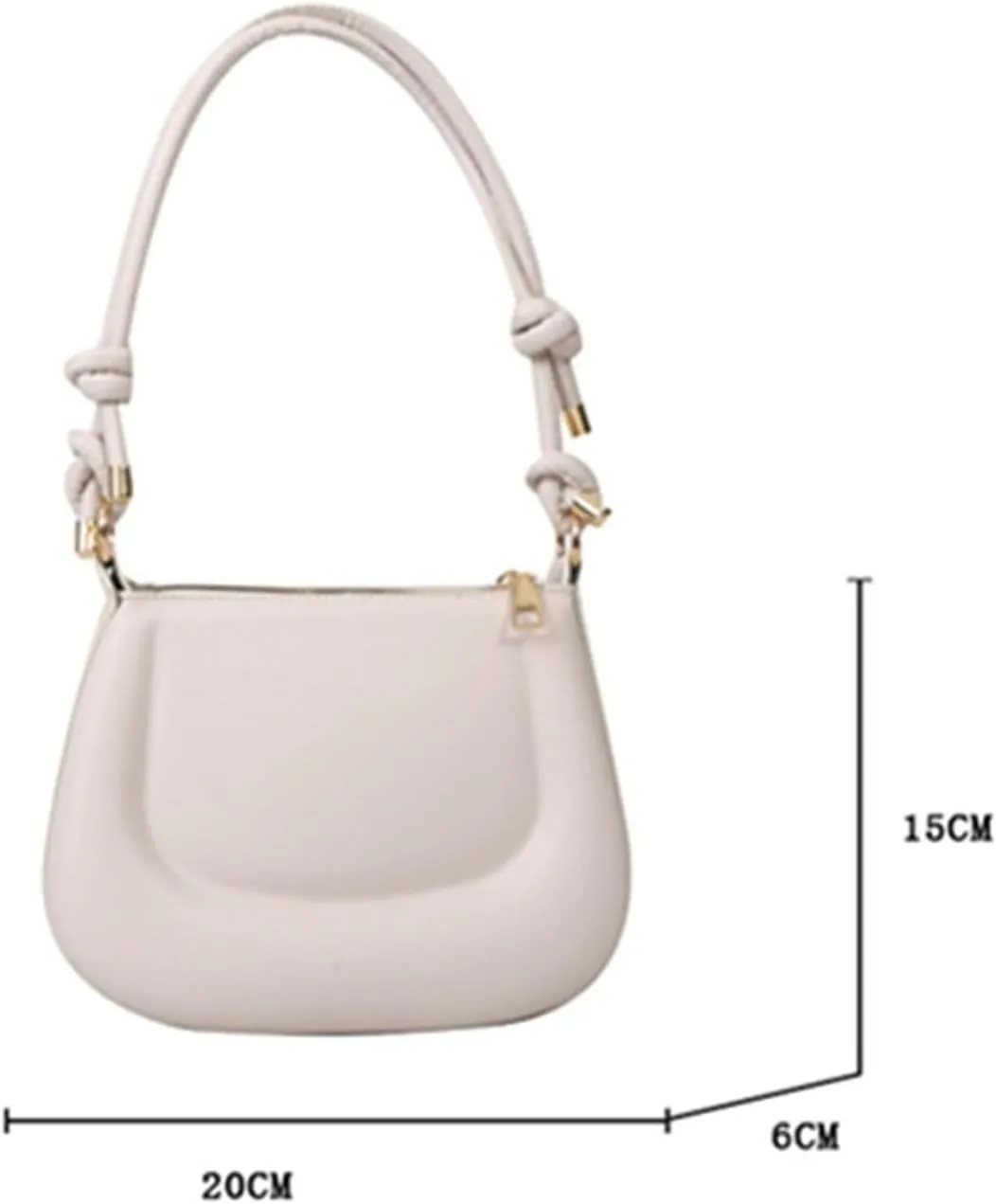 Soft Pu Ladies Leather Crossbody Bag Women Purple Underarm Bag Retro Solid Color Handbag Fashion