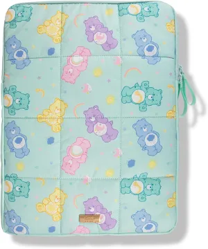 Sonix | Puffy Laptop Sleeve | 15-16 Inch, Quilted Pillow Puffer Laptop Carrying Case, Computer Sleeve | Care Bears Pastel
