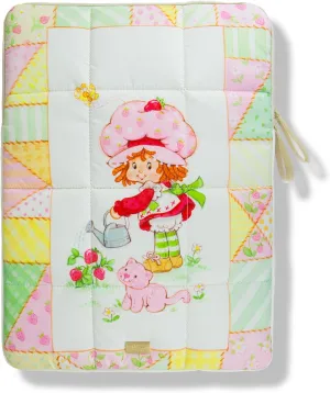Sonix | Puffy Laptop Sleeve | 15-16 Inch, Quilted Pillow Puffer Laptop Carrying Case, Computer Sleeve | Strawberry Shortcake Patchwork Floral