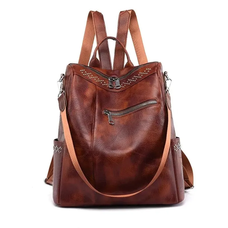 Sophie | Vintage Leather Backpack