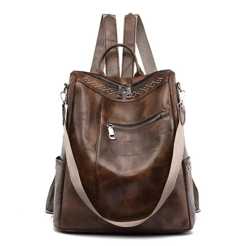 Sophie | Vintage Leather Backpack