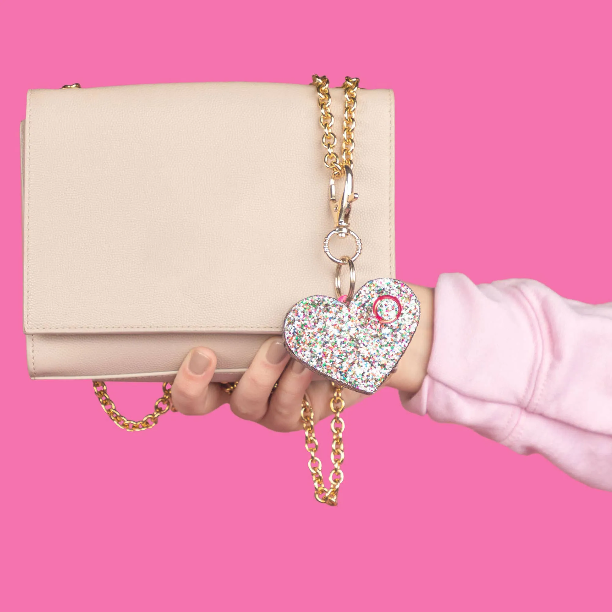 Sparkle Heart Personal Safety Alarm (Bling Sting)