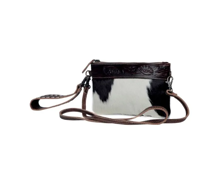 Specked Tooled Myra Clutch