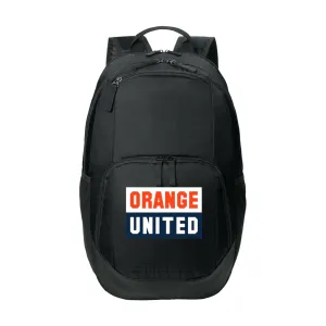 Sport-Tek Rec Backpack - black white