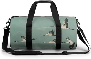 Sports Gym Bag for Women Men Travel Duffel Bag A Flock of Birds Weekender Bag Canvas Carry on Overnight Bag for Travel Swimming Fitness Workout Sports Duffle Bag, 17.7in/9in/9in, style-3