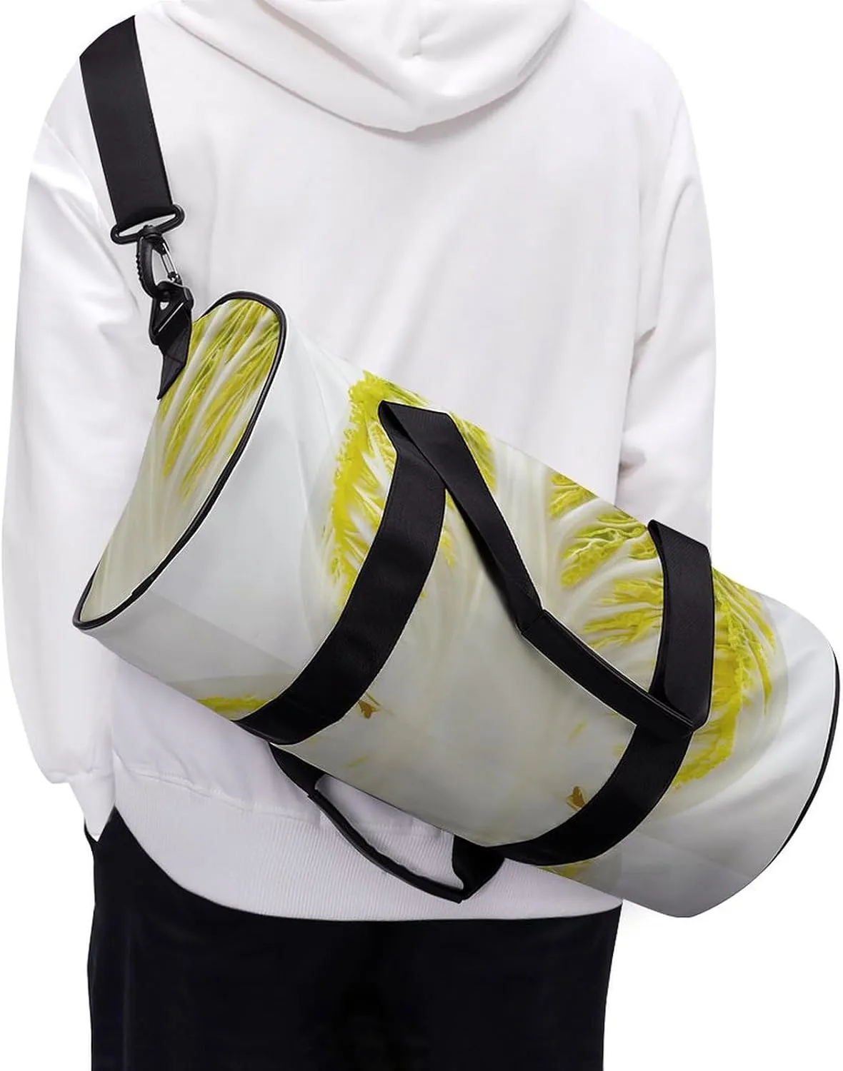 Sports Gym Bag for Women Men Travel Duffel Bag A Whole Cabbage Weekender Bag Canvas Carry on Overnight Bag for Travel Swimming Fitness Workout Sports Duffle Bag, 17.7in/9in/9in, style