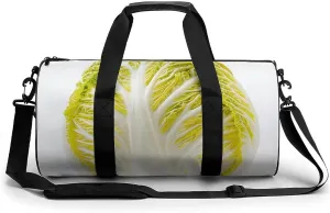 Sports Gym Bag for Women Men Travel Duffel Bag A Whole Cabbage Weekender Bag Canvas Carry on Overnight Bag for Travel Swimming Fitness Workout Sports Duffle Bag, 17.7in/9in/9in, style