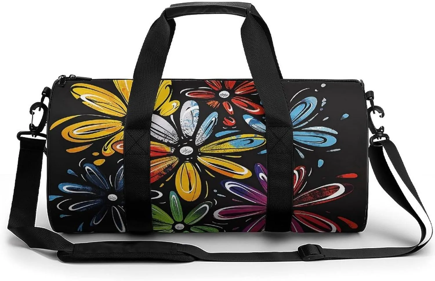 Sports Gym Bag for Women Men Travel Duffel Bag Abstract Pattern Style Weekender Bag Canvas Carry on Overnight Bag for Travel Swimming Fitness Workout Sports Duffle Bag