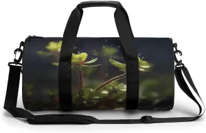 Sports Gym Bag for Women Men Travel Duffel Bag Plants Growing in The Ground Weekender Bag Canvas Carry on Overnight Bag for Travel Swimming Fitness Workout Sports Duffle Bag