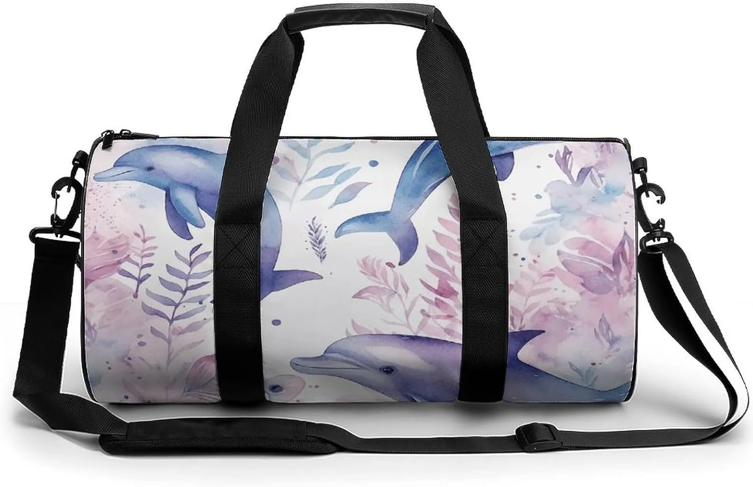 Sports Gym Bag for Women Men Travel Duffel Bag Seaweed in The Sea Weekender Bag Canvas Carry on Overnight Bag for Travel Swimming Fitness Workout Sports Duffle Bag, 17.7in/9in/9in, style-4