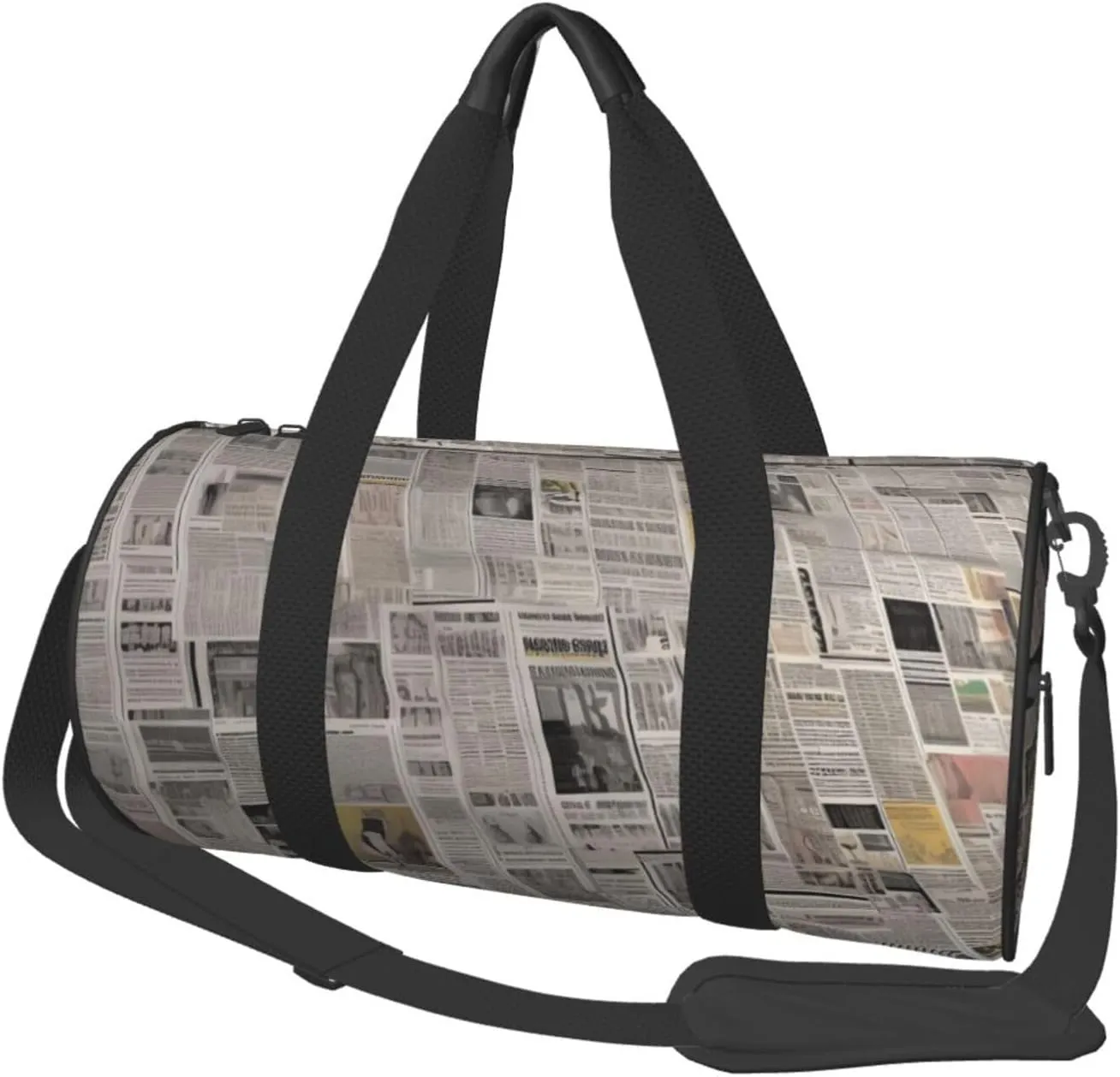 Sports Gym Bag for Women Men Travel Duffel Bag Tote newspaper Weekender Bag Canvas Carry on Overnight Bag for Travel Swimming Fitness Workout Sports Duffle Bag