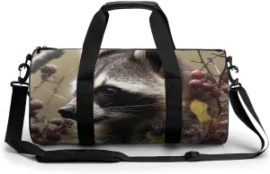 Sports Gym Bag for Women Men Travel Duffel Bag Tote Weekender Bag Animals on Tree Carry on Overnight Bag for Travel Swimming Fitness Workout Sports Duffle Bag