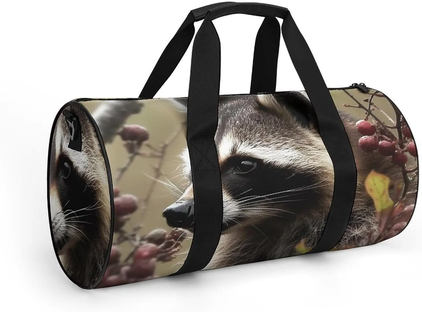 Sports Gym Bag for Women Men Travel Duffel Bag Tote Weekender Bag Animals on Tree Carry on Overnight Bag for Travel Swimming Fitness Workout Sports Duffle Bag