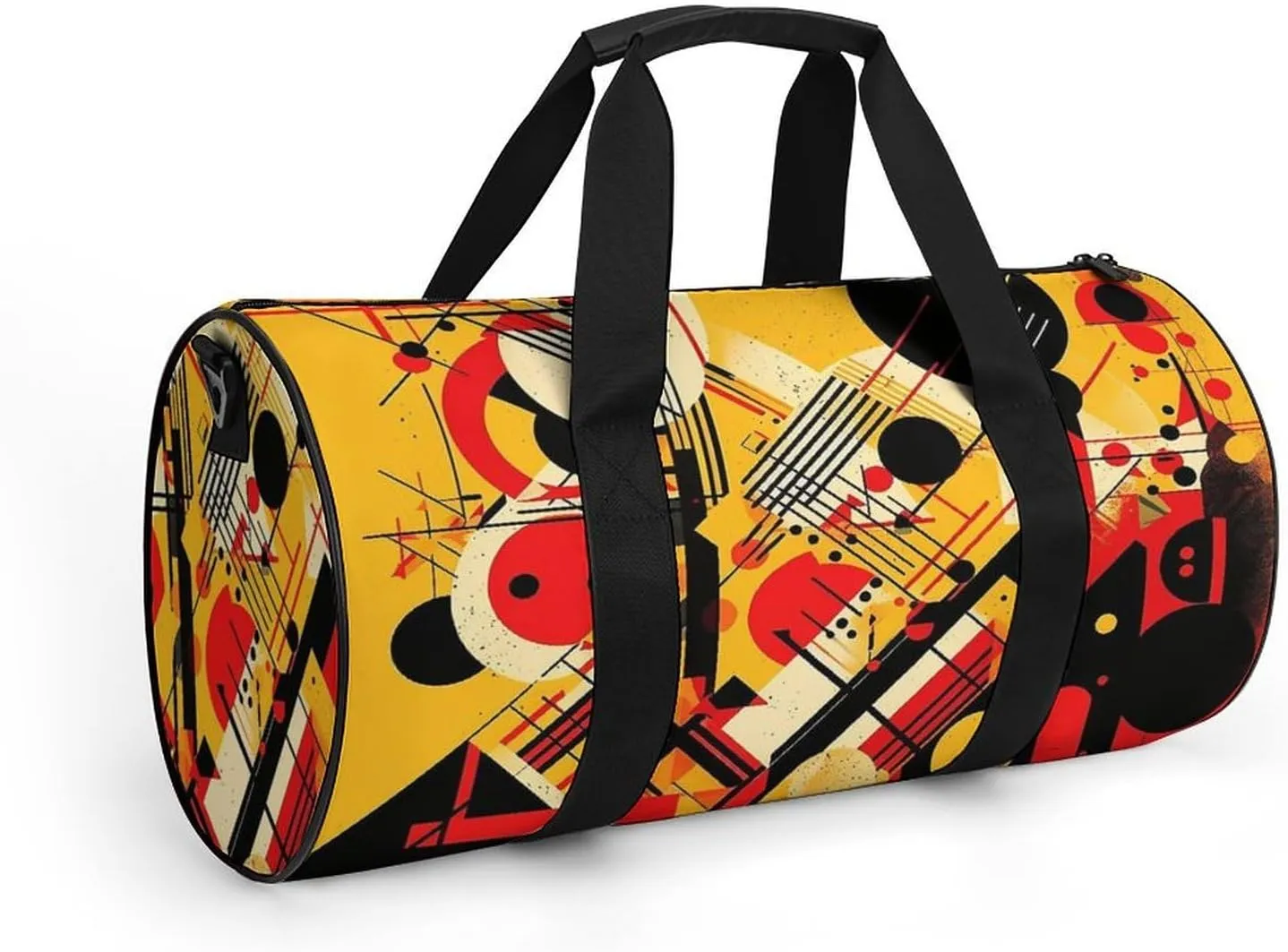 Sports Gym Bag for Women Men Travel Duffel Bag Tote Weekender Bag Patterns of Different Shapes Carry on Overnight Bag for Travel Swimming Fitness Workout Sports Duffle Bag