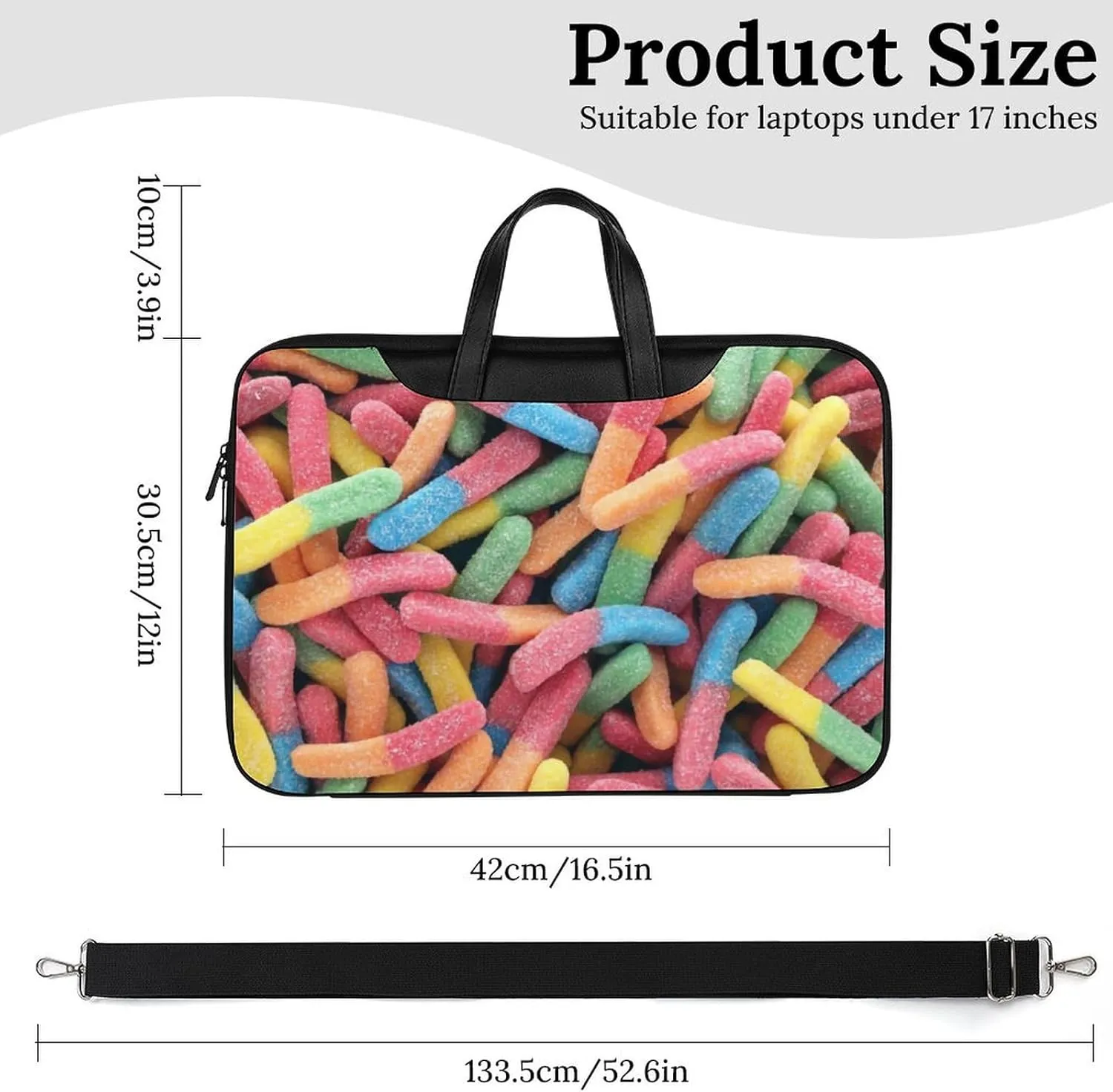 St Patrick Clover Green Leather Computer Bag with Multiple Sizes to Choose From, Convenient to Carry