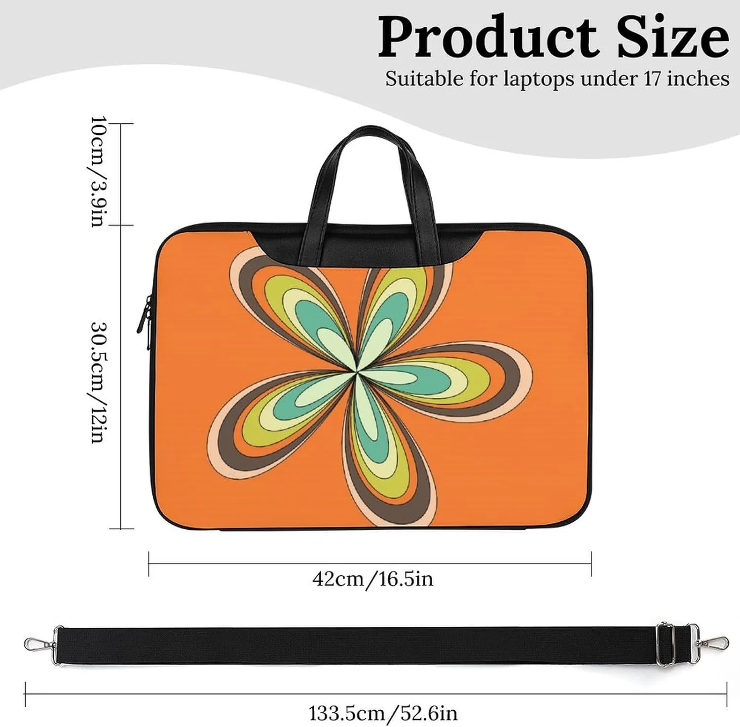 St Patrick Clover Green Leather Computer Bag with Multiple Sizes to Choose From, Convenient to Carry