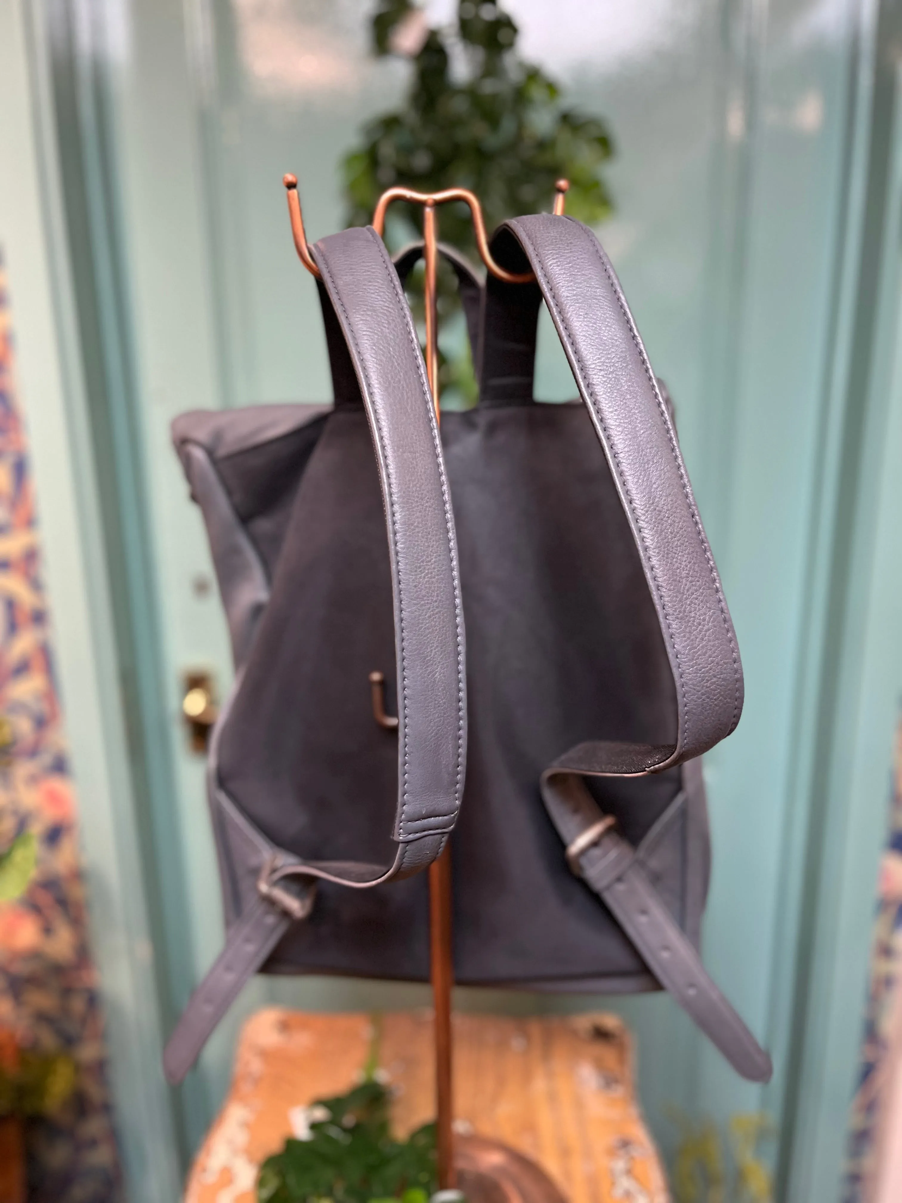 Sticks & Stones Messenger Leather Backpack