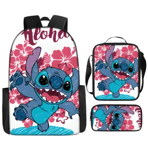 Stitch Aloha Backpack Set