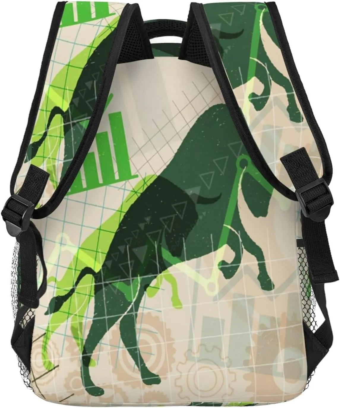 Stock Investment Market Backpack for Men Women, Travel Laptop Backpack Computer Bag Daypack for Business Work Weekender