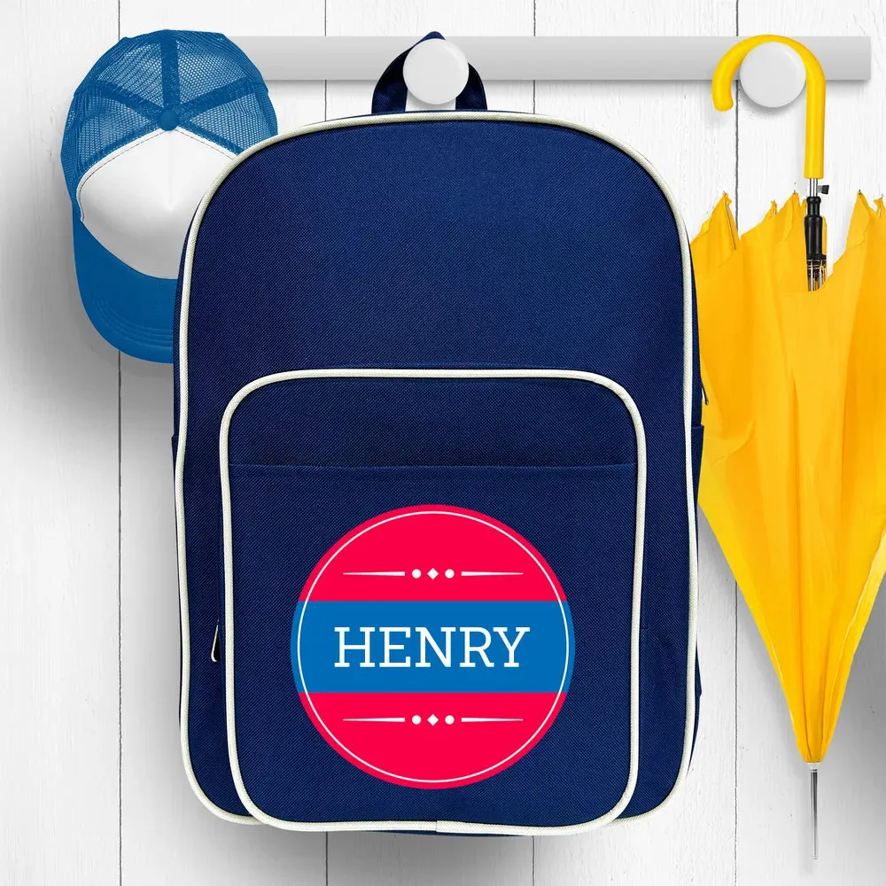 Stripe Backpack
