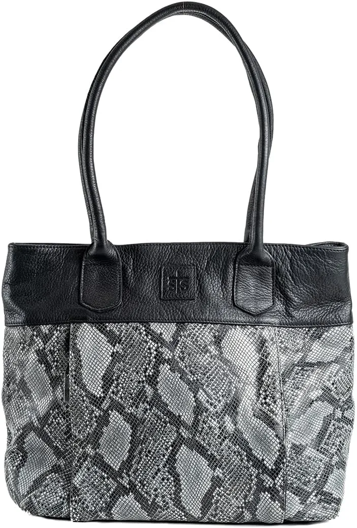 STS Ranchwear Women's Casual Everyday Multifunctional Santana Collection Tote Shoulder Bag, Multi